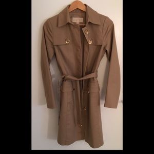 Michael Kors Camel Trench Coat